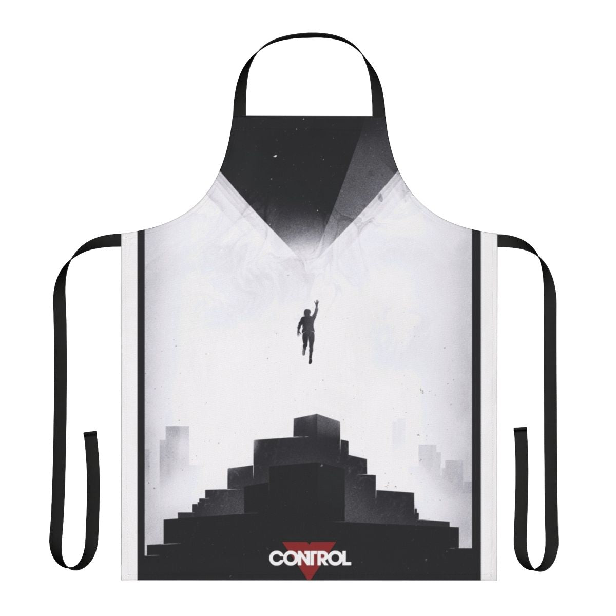 Federal Bureau Control inspired apron for gamers and fans of the video game series