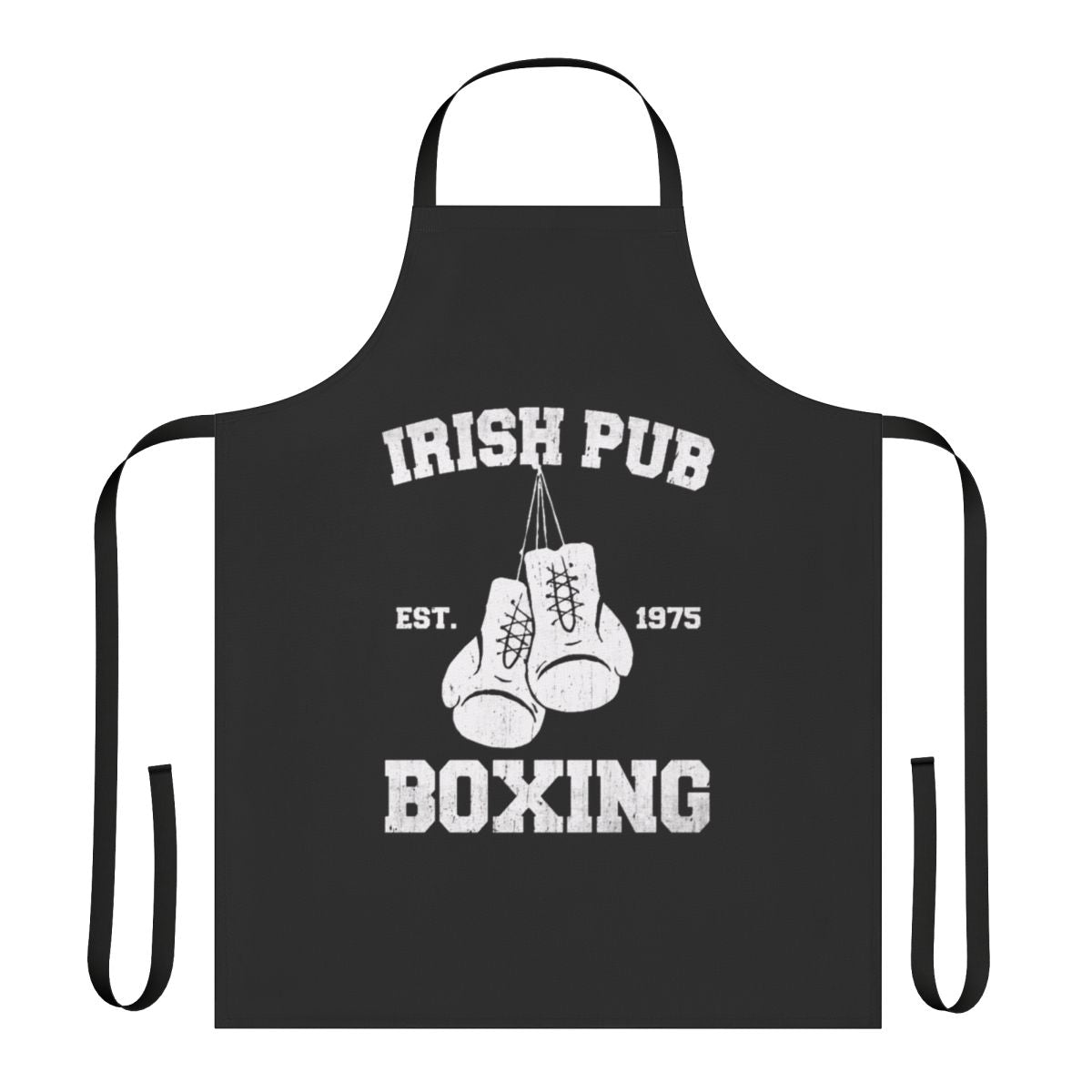 Fighting Irish Pub Boxing Apron with bold design