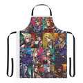 A high-quality apron featuring iconic Final Fantasy characters and designs.