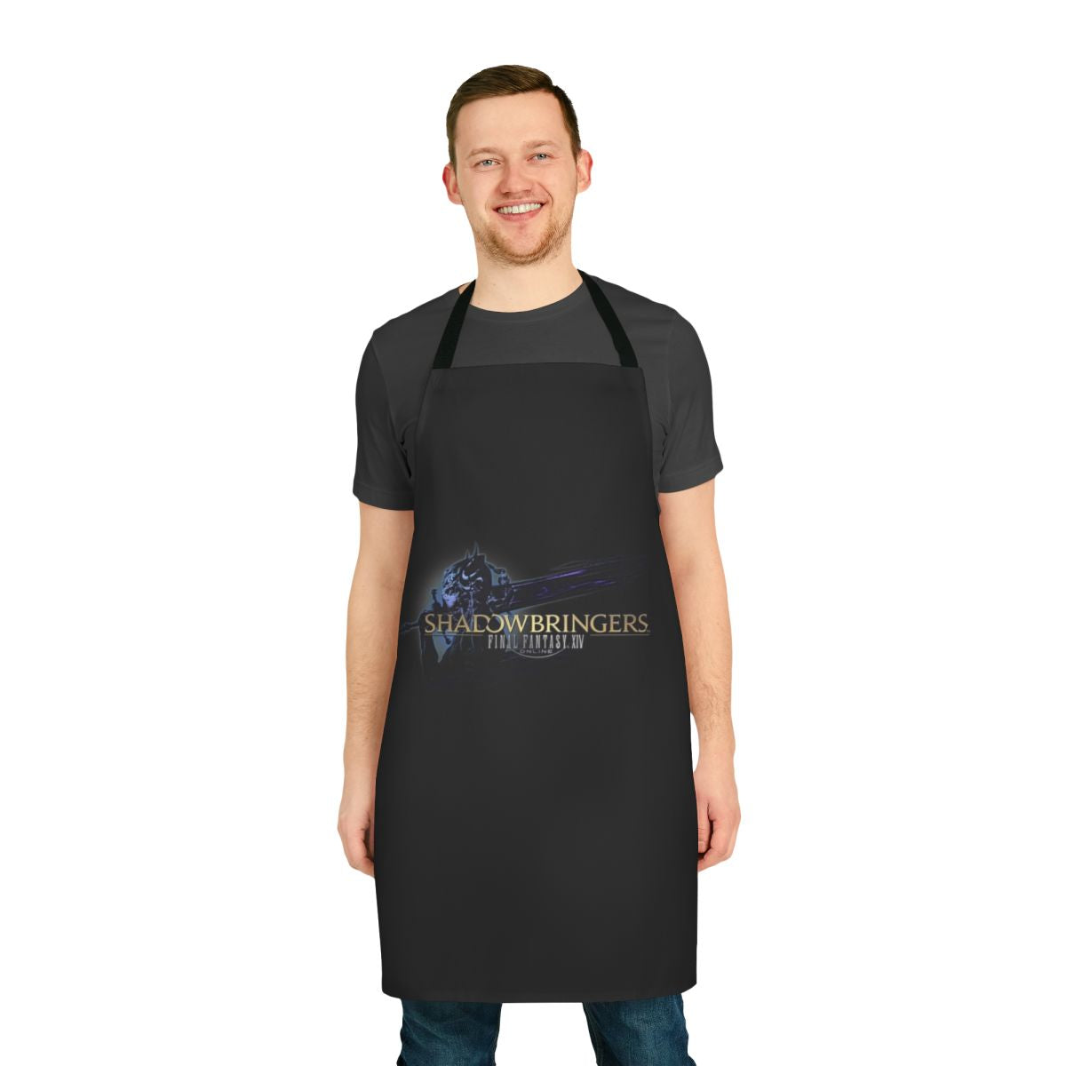 Stylish Final Fantasy Shadowbringers inspired apron with logo design
