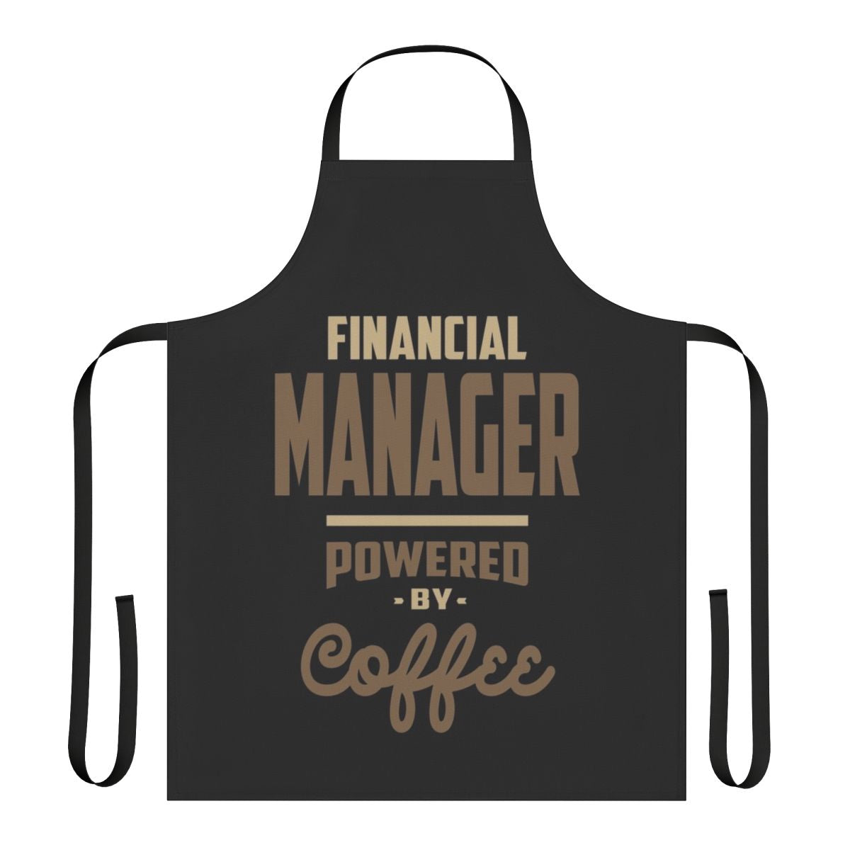 Financial Manager Apron with Chic Typography Design