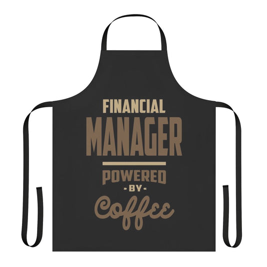 Financial Manager Apron with Chic Typography Design