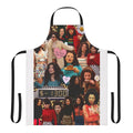 Fine Fran inspired collage apron featuring the iconic characters from the 90s TV show The Nanny