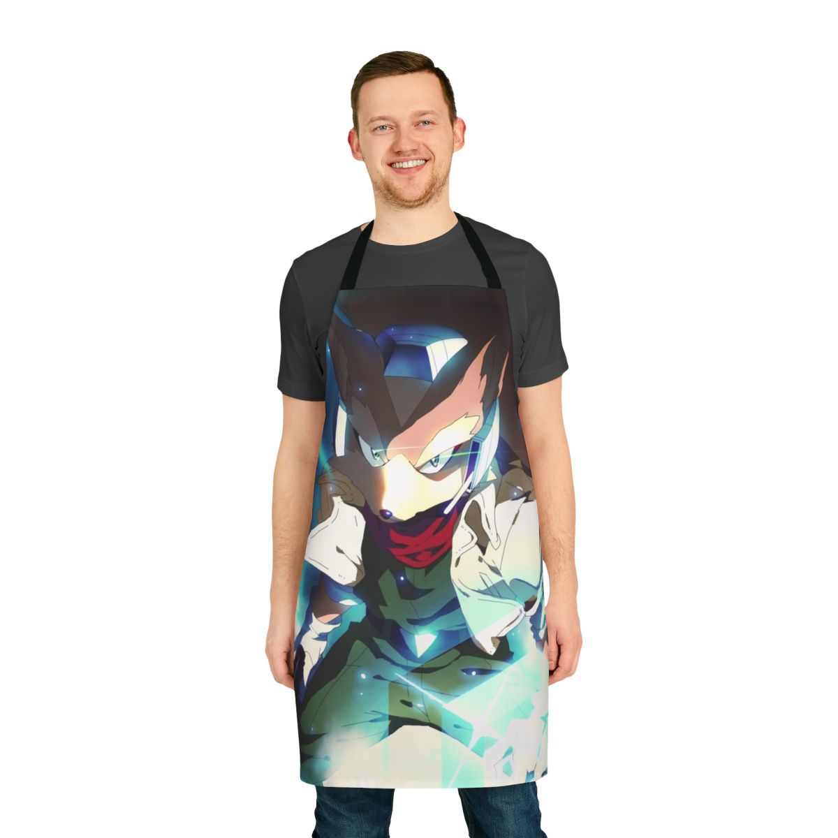 Melee Fox Gaming Apron with Shine Effect