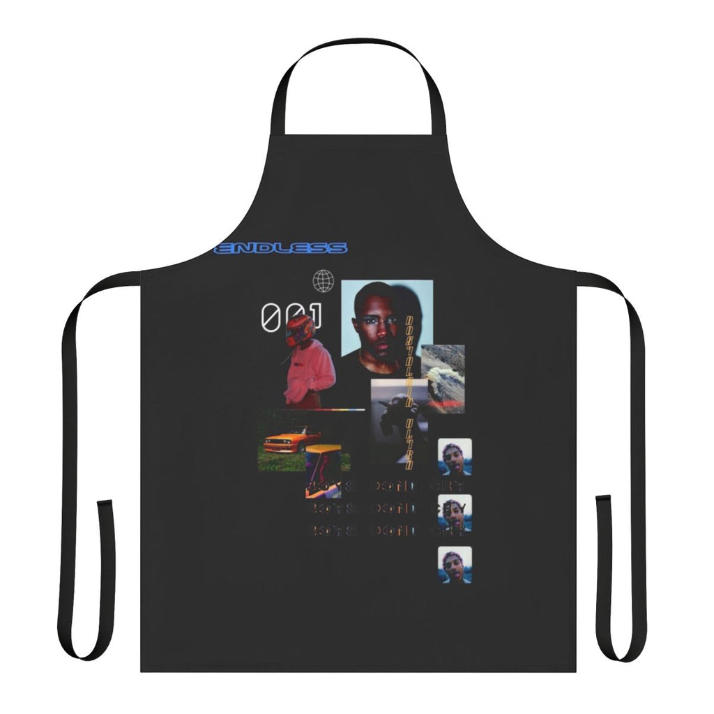 Frank Ocean inspired apron with band logo