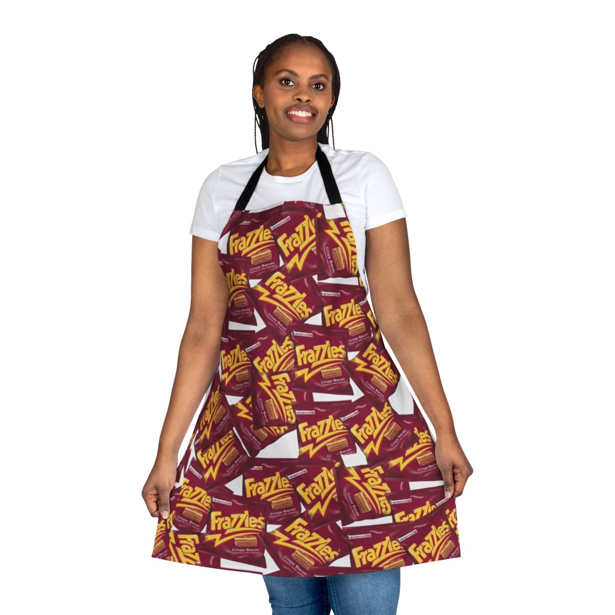 Frazzles-themed apron for kitchen and cooking