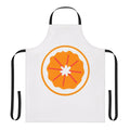 A vibrant fruit-patterned apron ideal for music enthusiasts