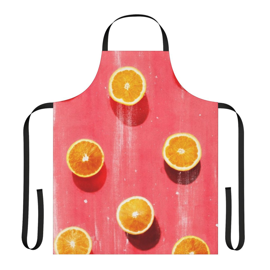 A vibrant fruit-patterned apron for the kitchen