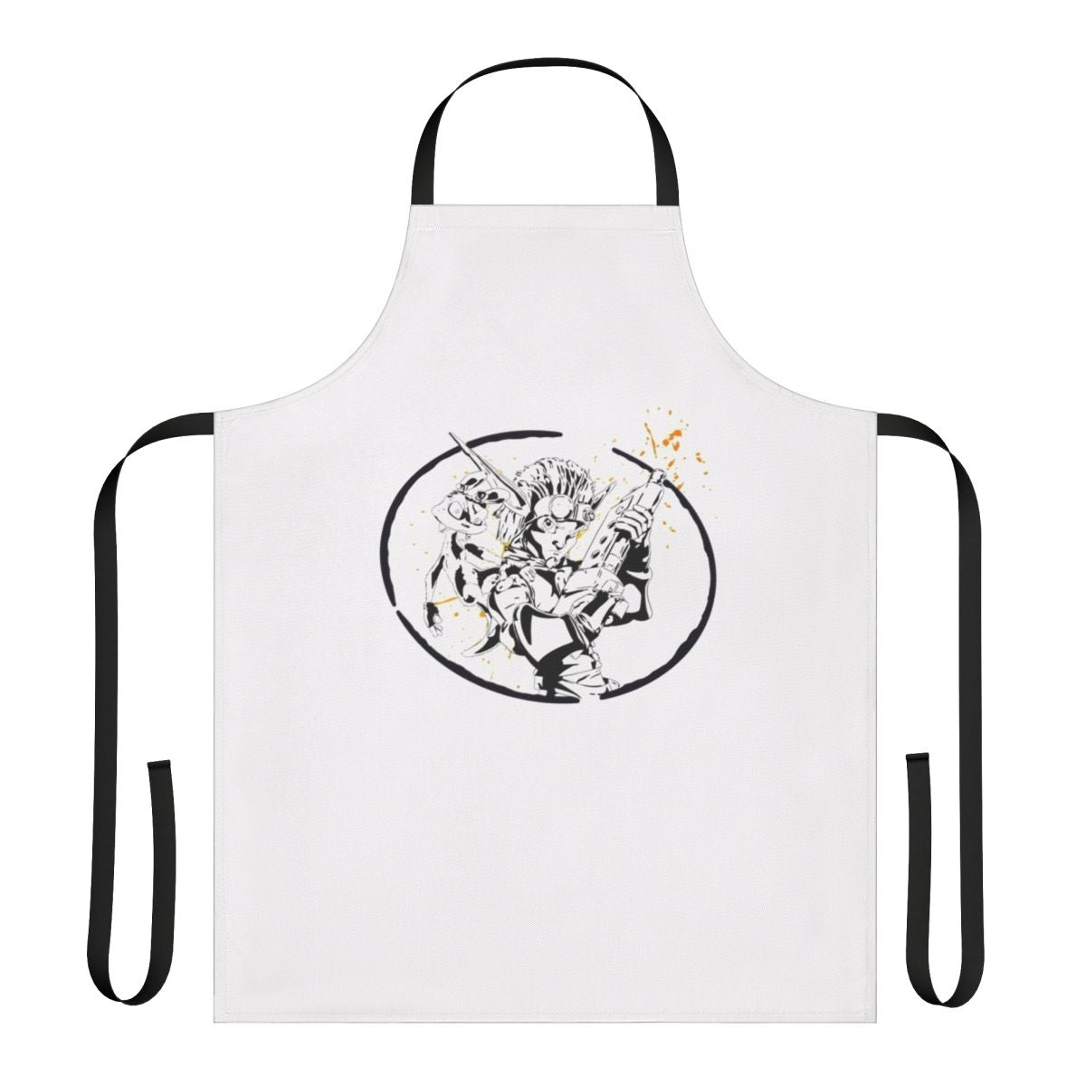 Stylish gaming apron featuring the characters Jak and Daxter from the popular PS2 video game series.