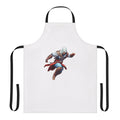 Stylish apron featuring iconic video game artwork and design for passionate gamers