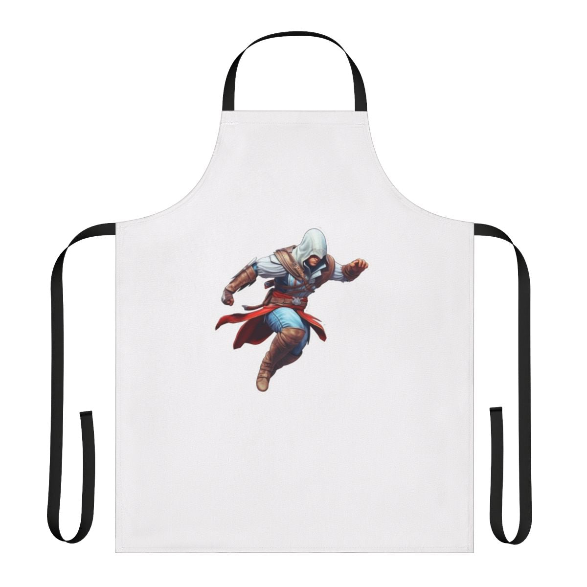 Stylish apron featuring iconic video game artwork and design for passionate gamers