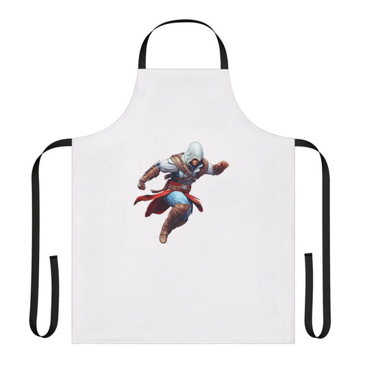 Stylish apron featuring iconic video game artwork and design for passionate gamers