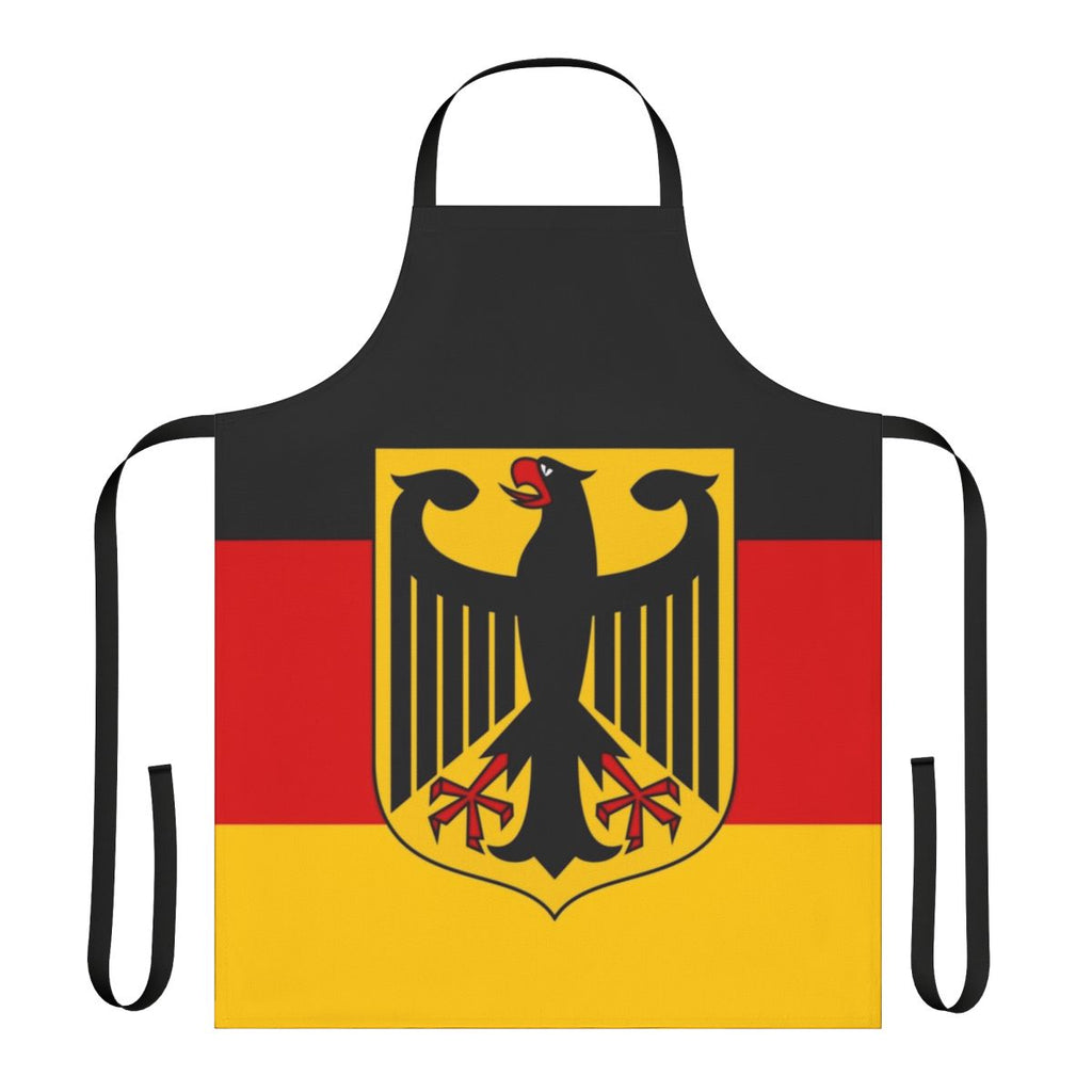 Apron featuring the flag of Germany, the Bundesadler (federal eagle)