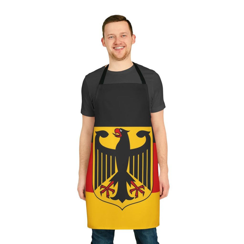 Apron featuring the flag of Germany, the Bundesadler (federal eagle)
