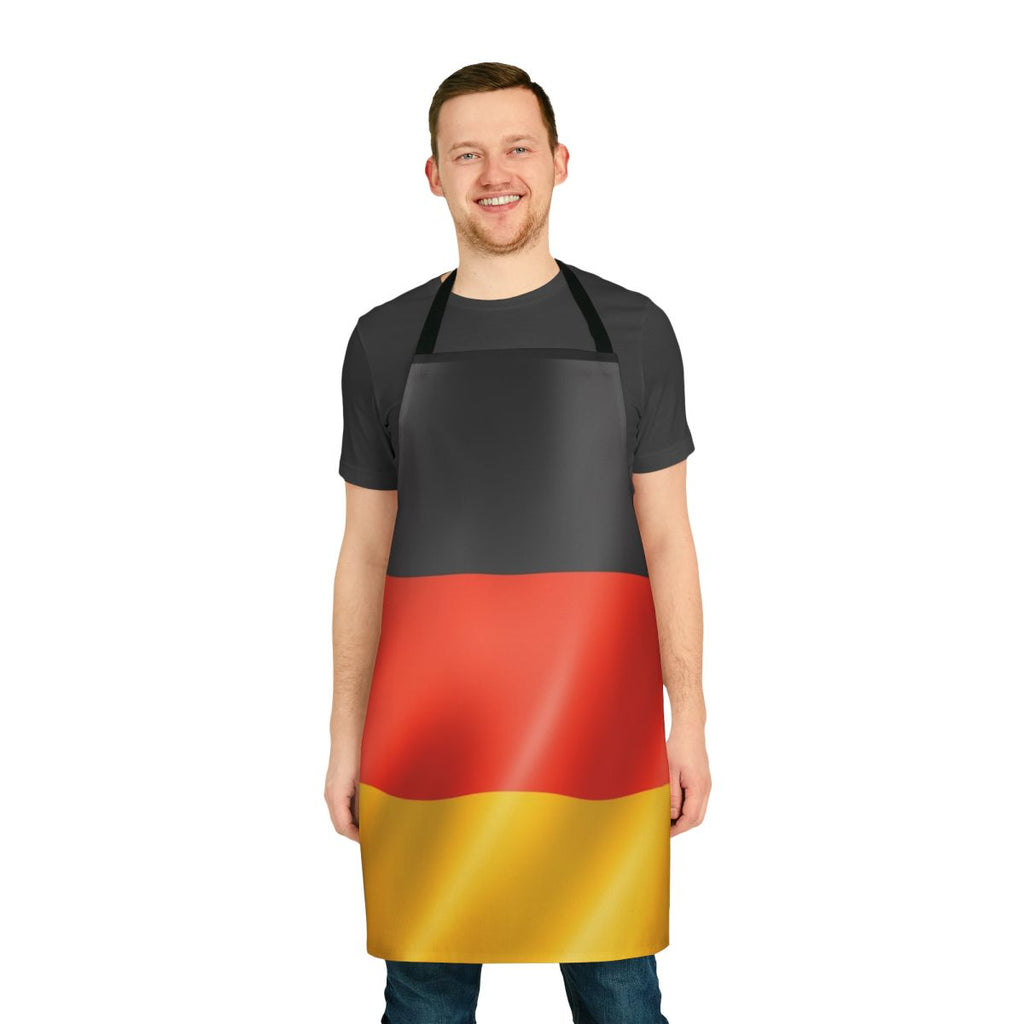 Apron with a stylish German flag design