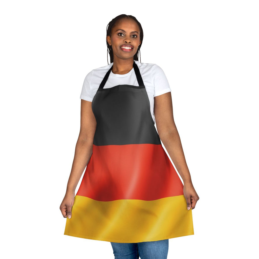 Apron with a stylish German flag design