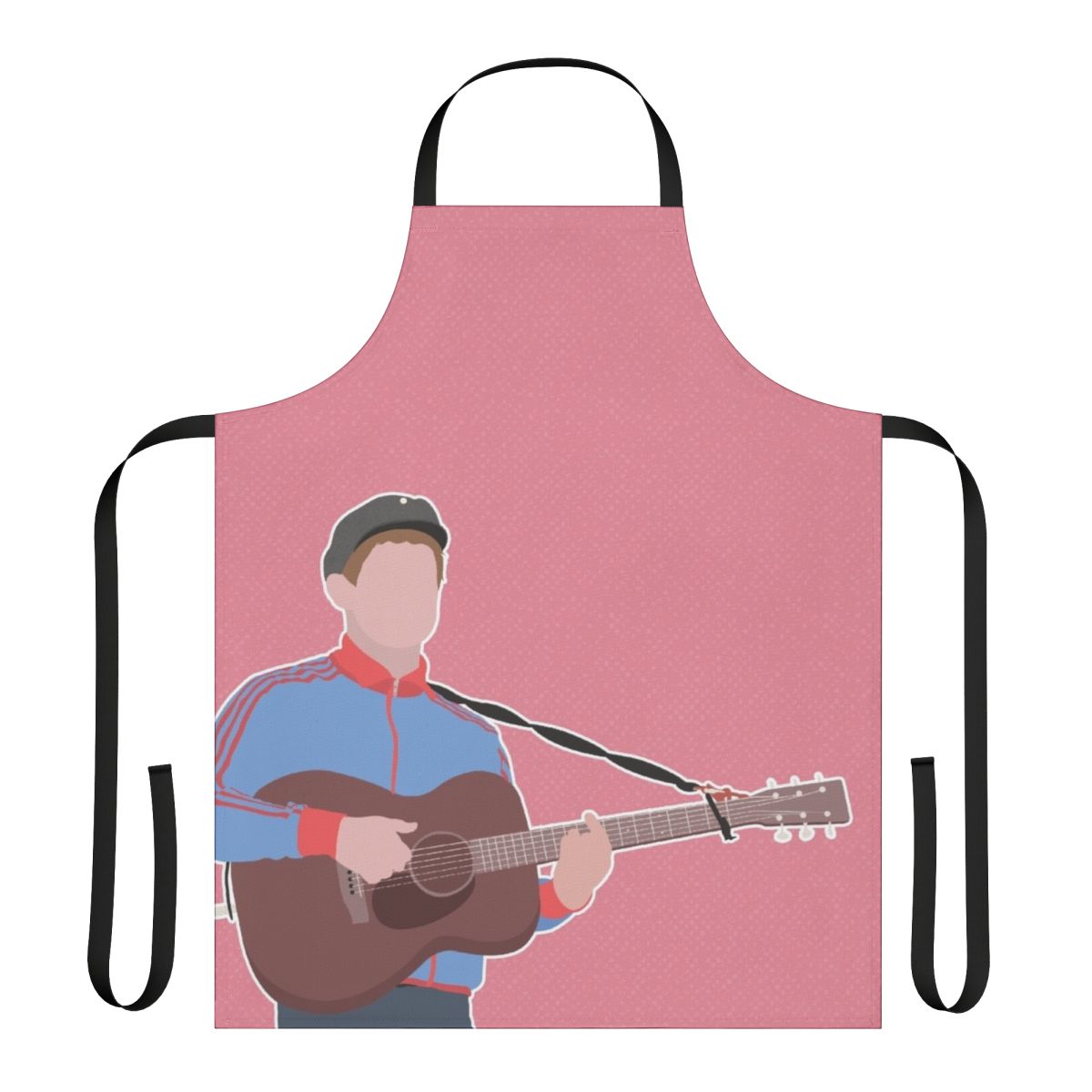 Gerry Cinnamon inspired apron with musical graphics