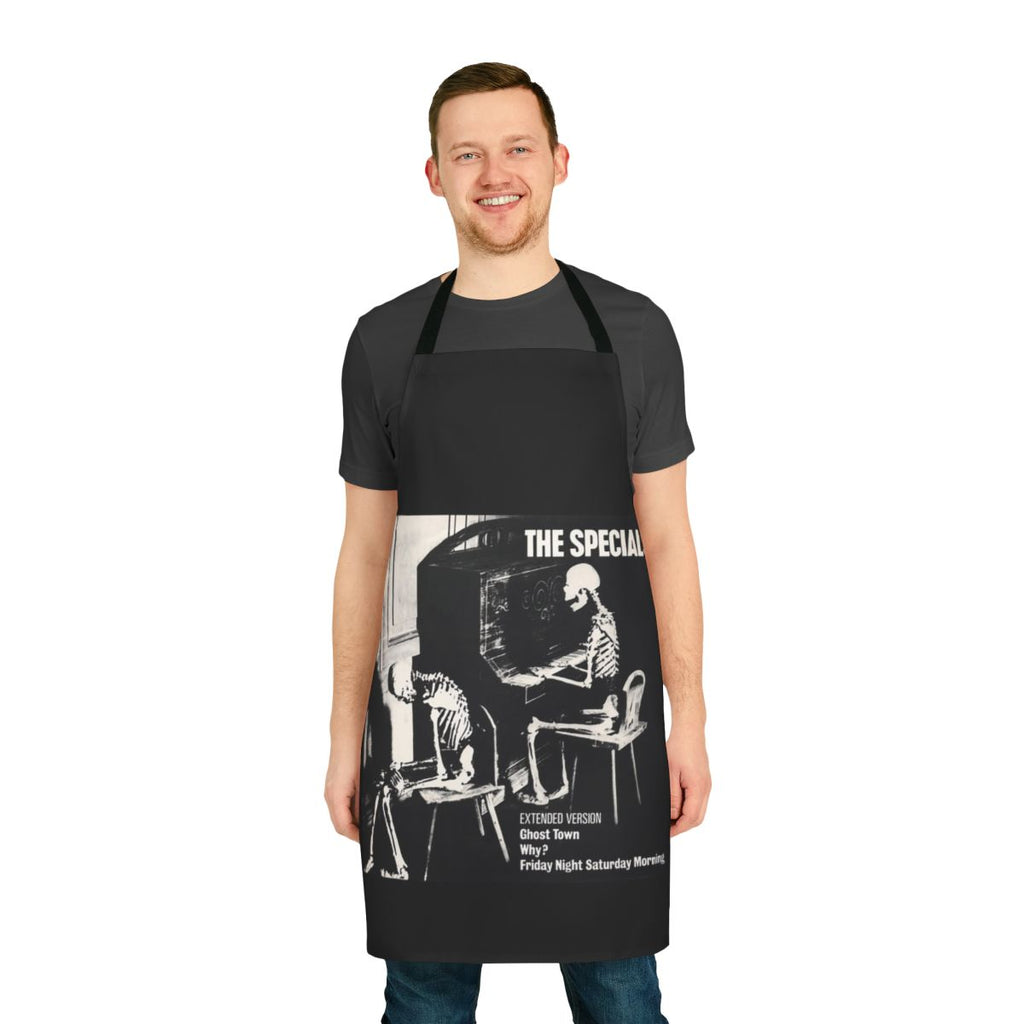 Apron featuring the iconic Ghost Town artwork and imagery from the legendary ska band The Specials