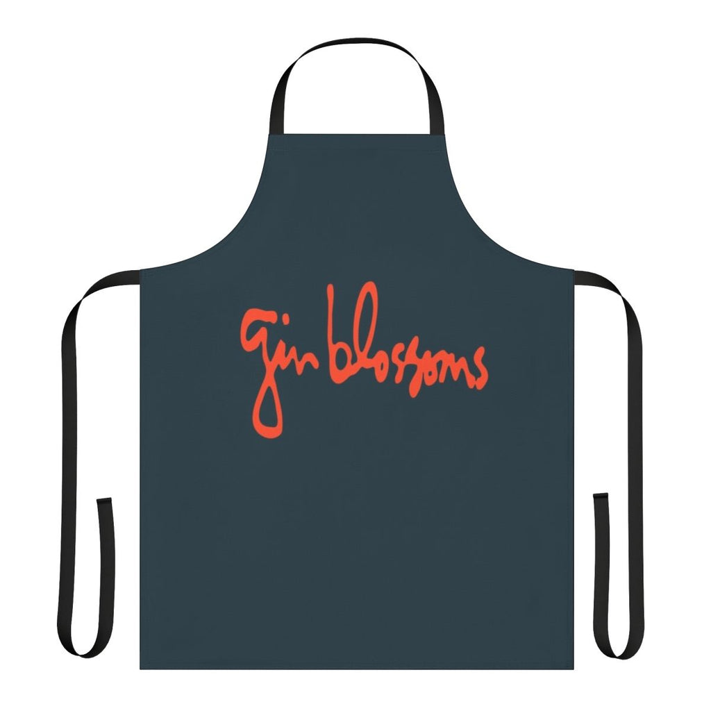 Gin Blossoms inspired apron with the iconic band logo