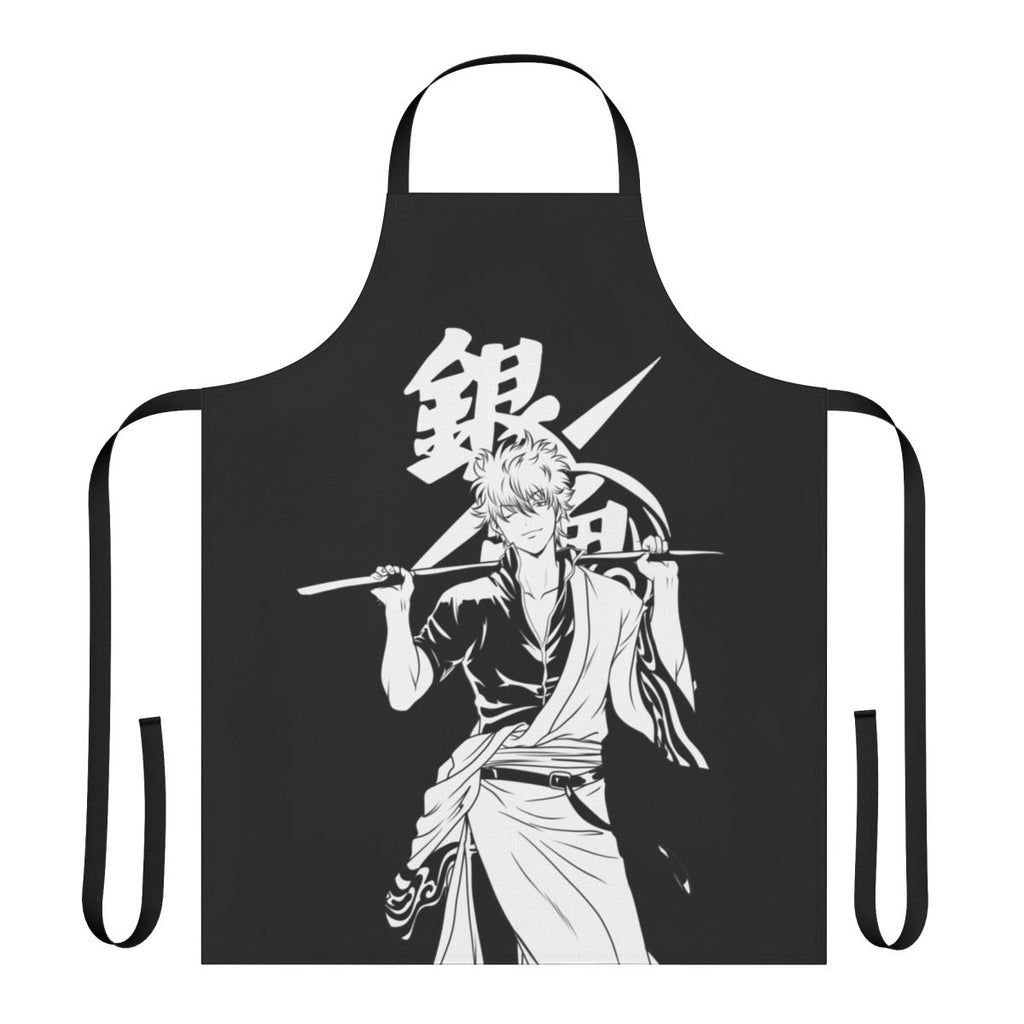 Gintoki-themed apron with vibrant anime art