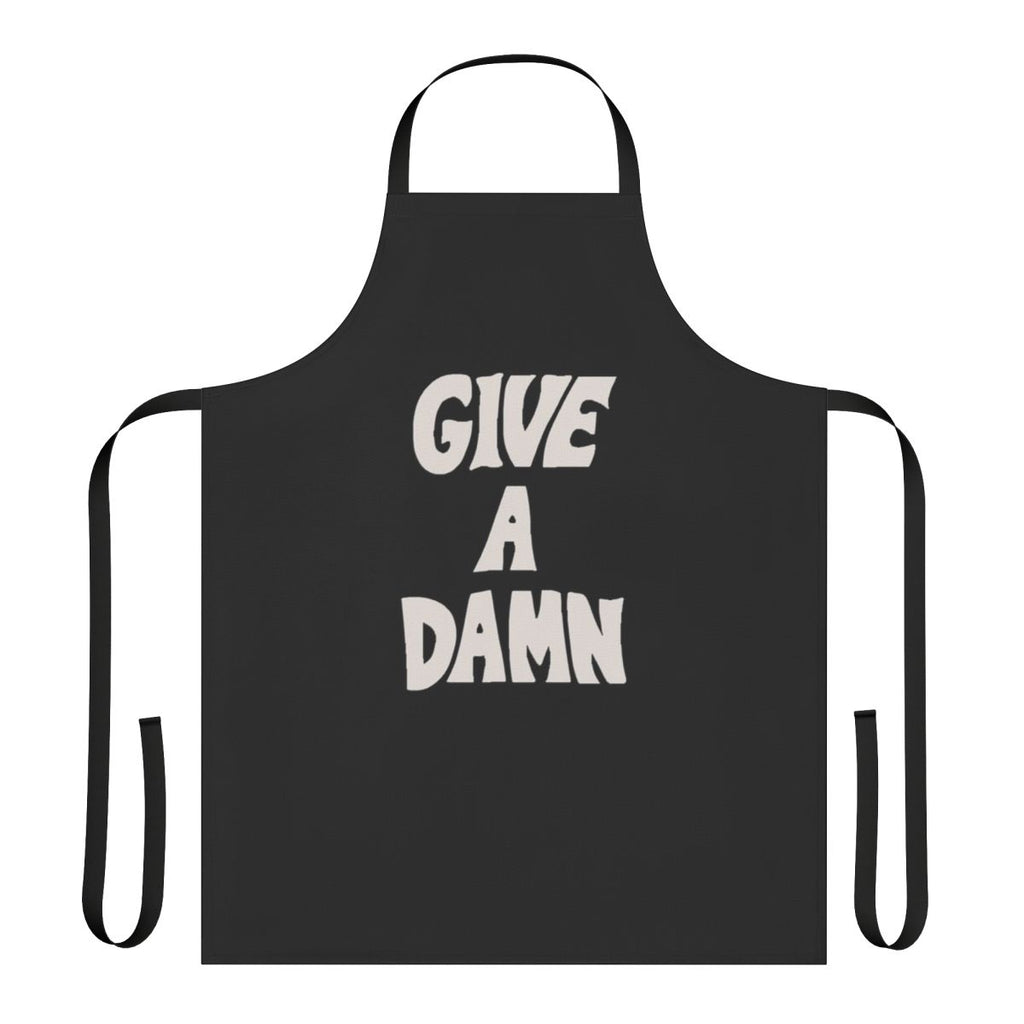 Apron Featuring the Iconic "Give A Damn" Slogan as Worn by Alex Turner