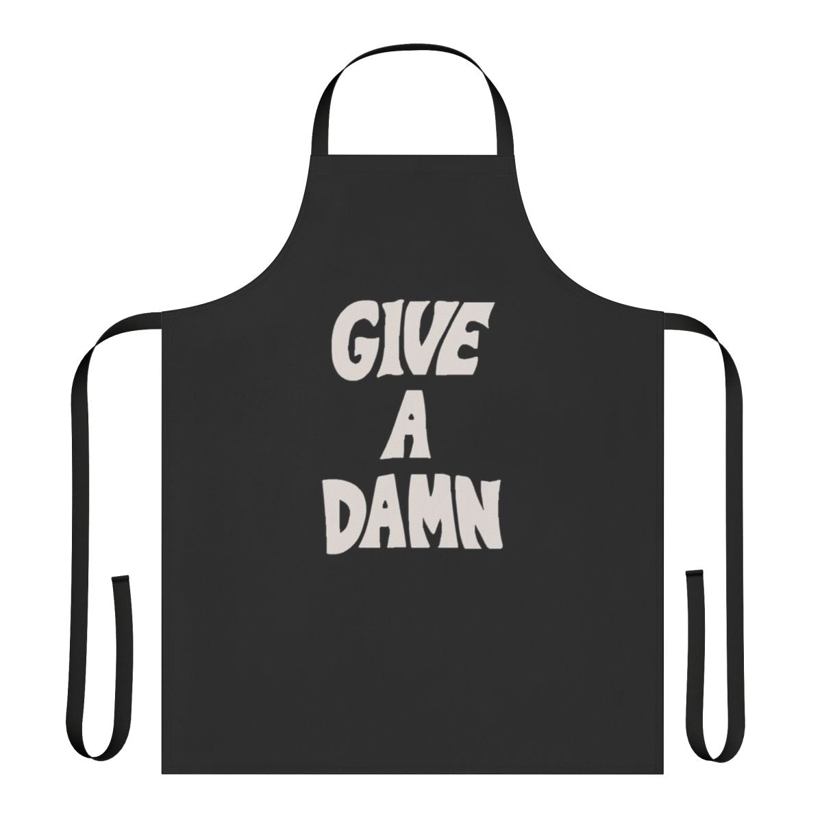 Apron Featuring the Iconic "Give A Damn" Slogan as Worn by Alex Turner