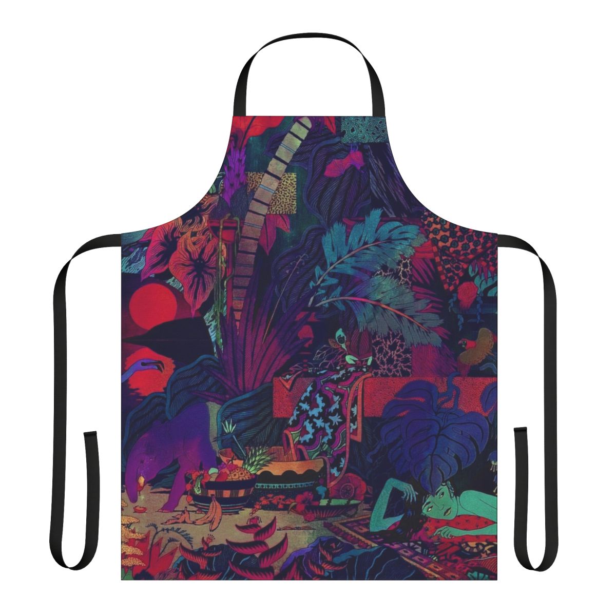 Glass Animals inspired apron with band logo and lyrics