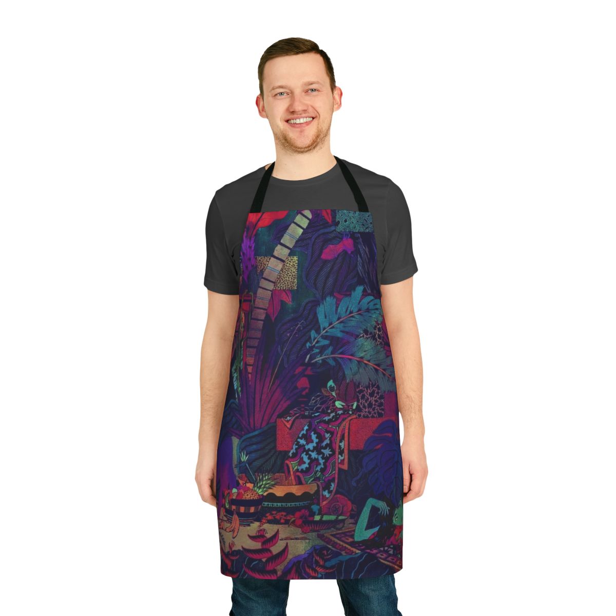Glass Animals inspired apron with band logo and lyrics