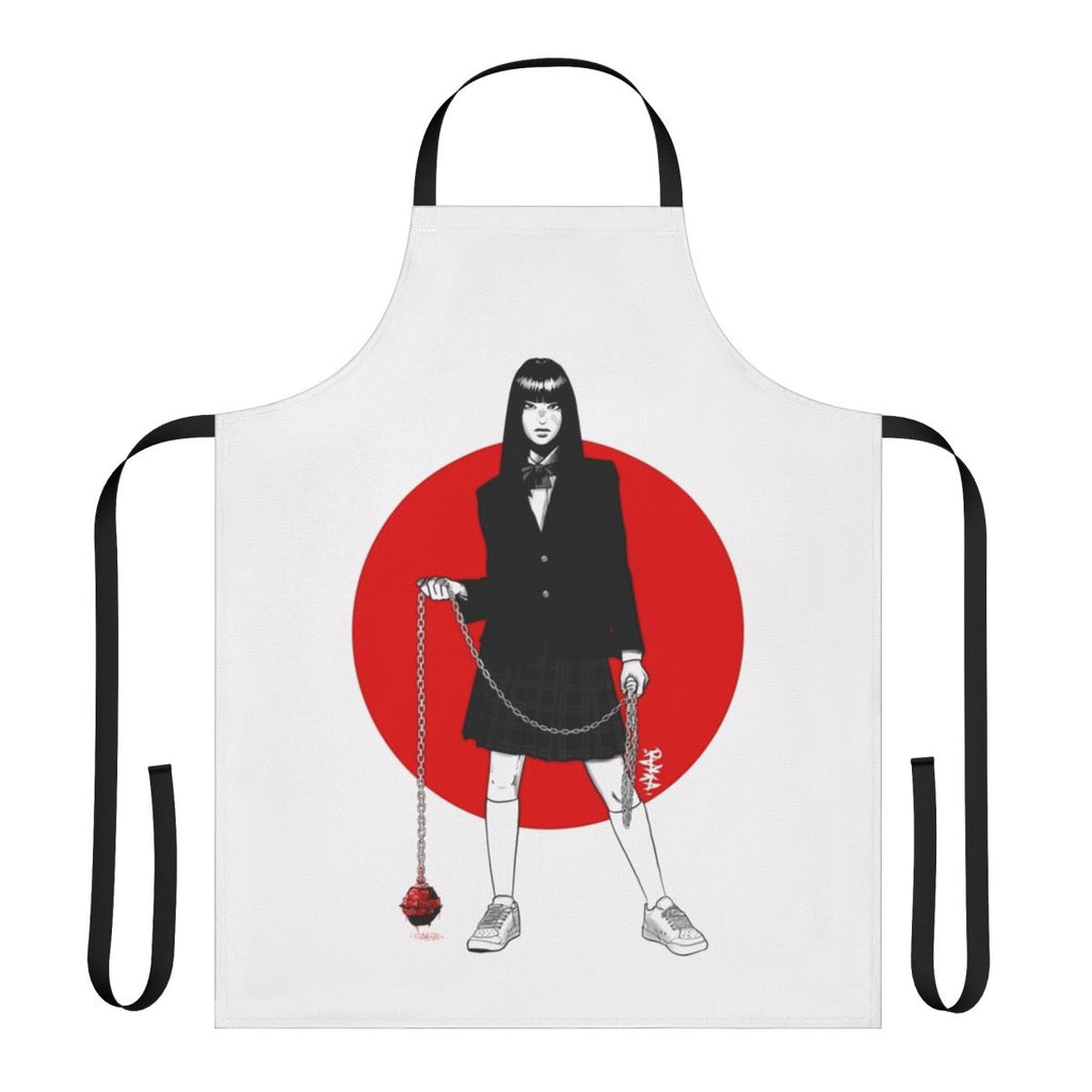 Gogo Yubari-inspired apron with a stylish, cinematic design