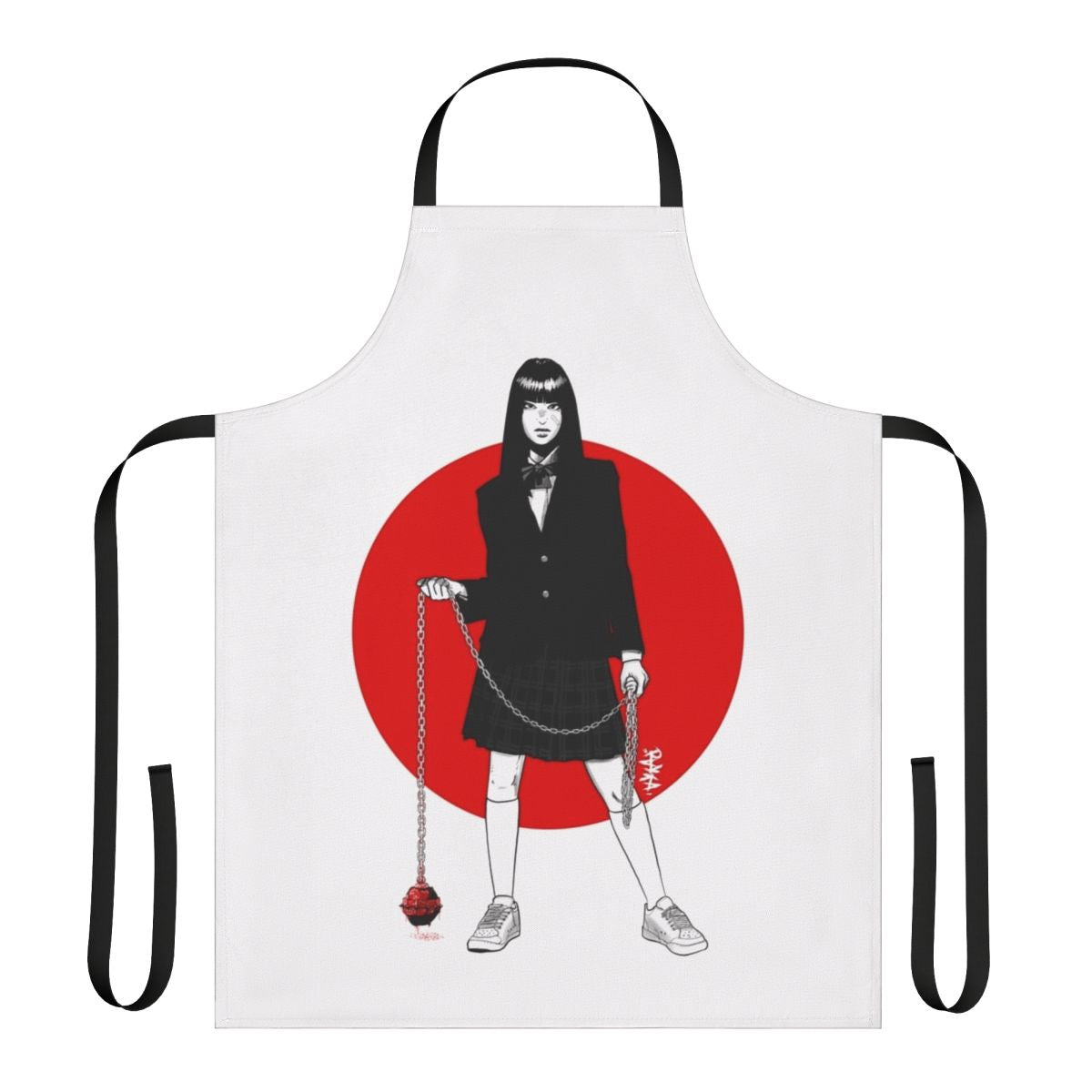 Gogo Yubari-inspired apron with a stylish, cinematic design