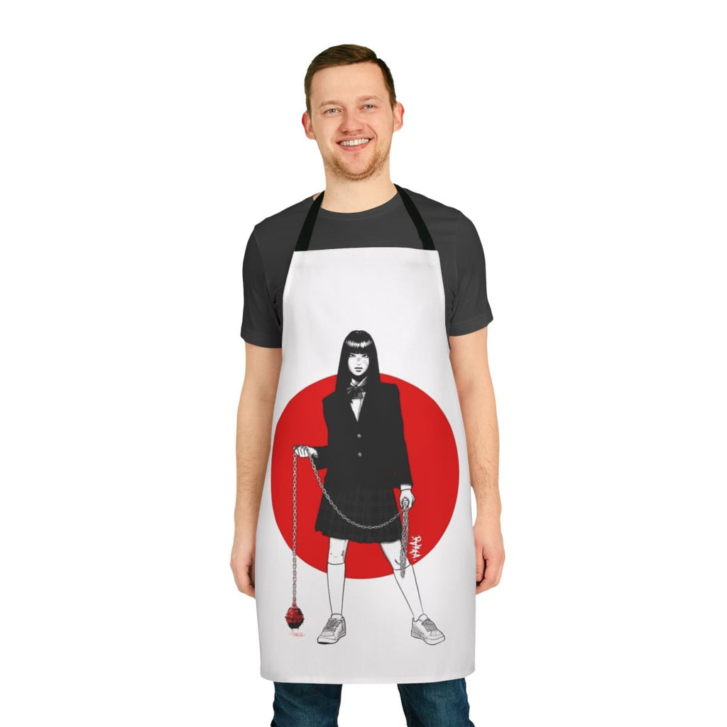 Gogo Yubari-inspired apron with a stylish, cinematic design