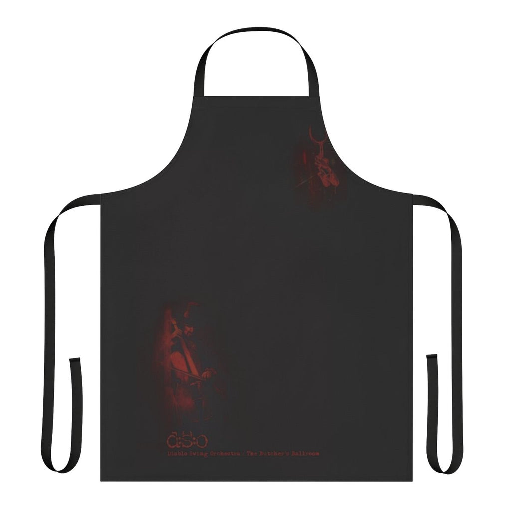 Stylish gothic-inspired ballroom apron with orchestra, swing, and metal design elements