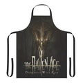 Stylish black apron featuring the Katess 2 design from the gothic metal band The Raven Age