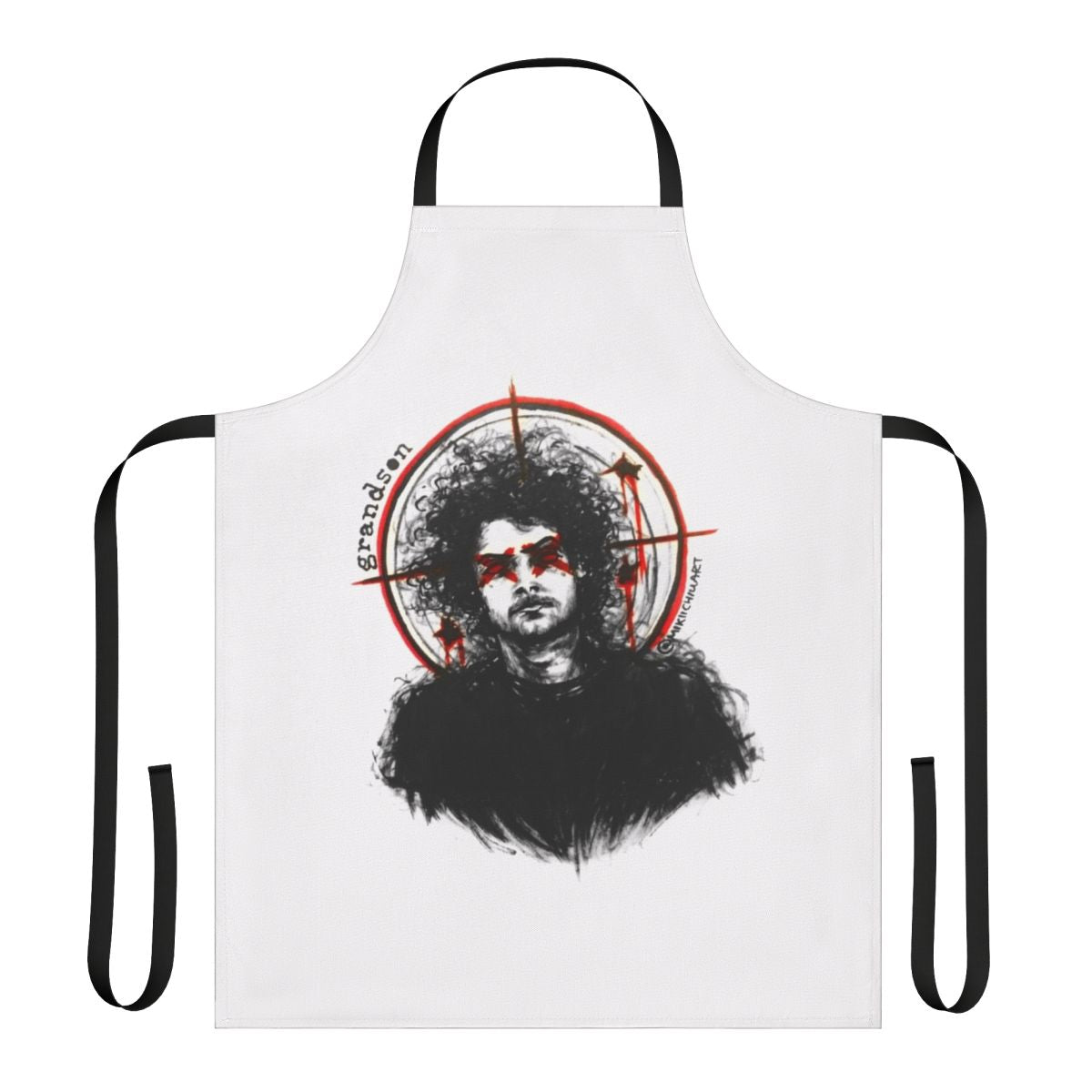 Grandson Inspired Apron with Modern Tragedy Vol 1 Graphics