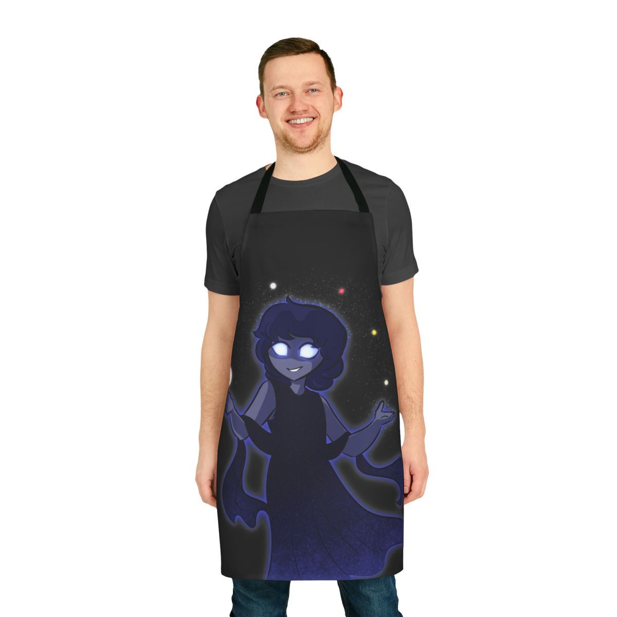 A stylish apron featuring Greek mythology themed design