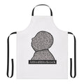 Grey apron with Alfred Hitchcock's portrait