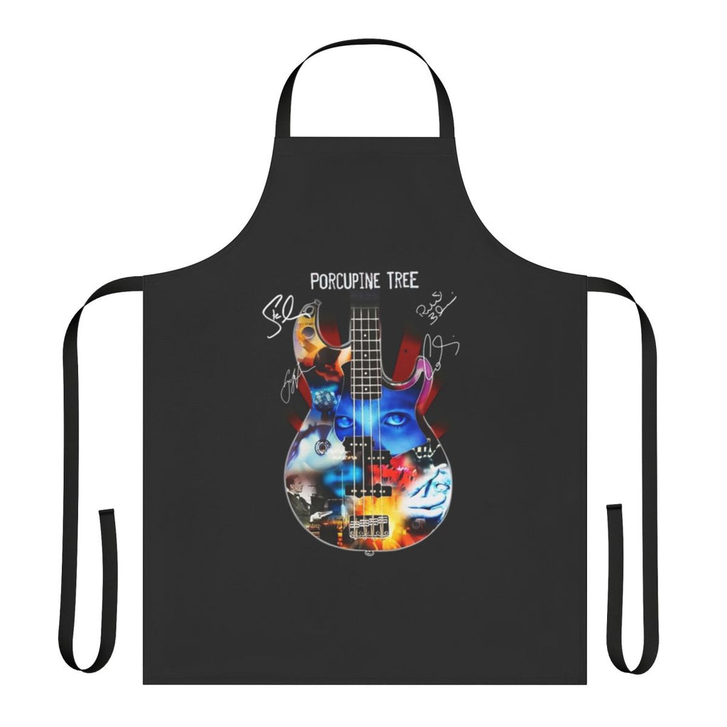 Porcupine-themed apron for guitar and progressive rock enthusiasts