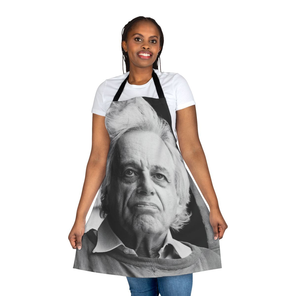 Apron featuring the name and image of famous classical composer György Ligeti
