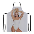 Floral and musical-themed apron inspired by the iconic Hannah Montana character