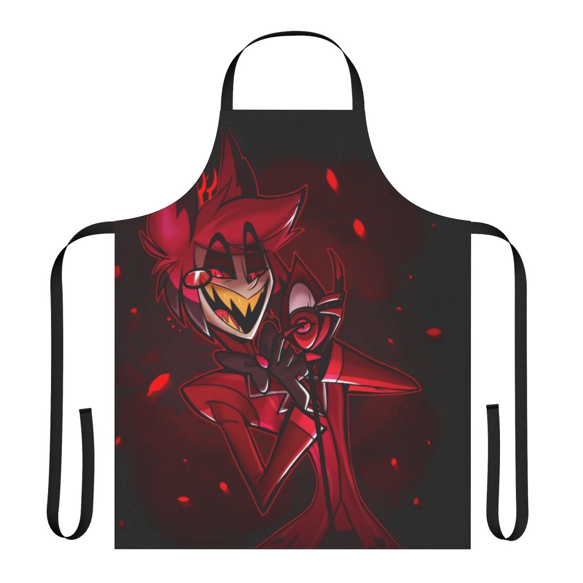 Hazbin Hotel Alastor-themed apron for fans of the popular animated series