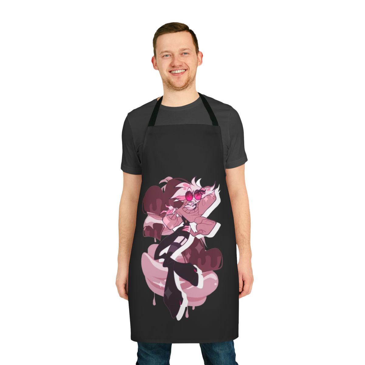 Hazbin Hotel Angel Dust Inspired Apron