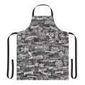 Heavy metal bands design printed on a high-quality apron