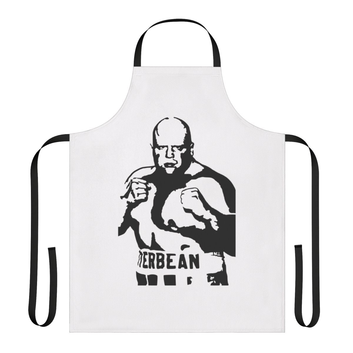 Heavyweight Apron with Boxing and MMA Silhouette Design