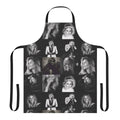 Unique apron featuring a collage of images and designs inspired by German pop star Helene Fischer