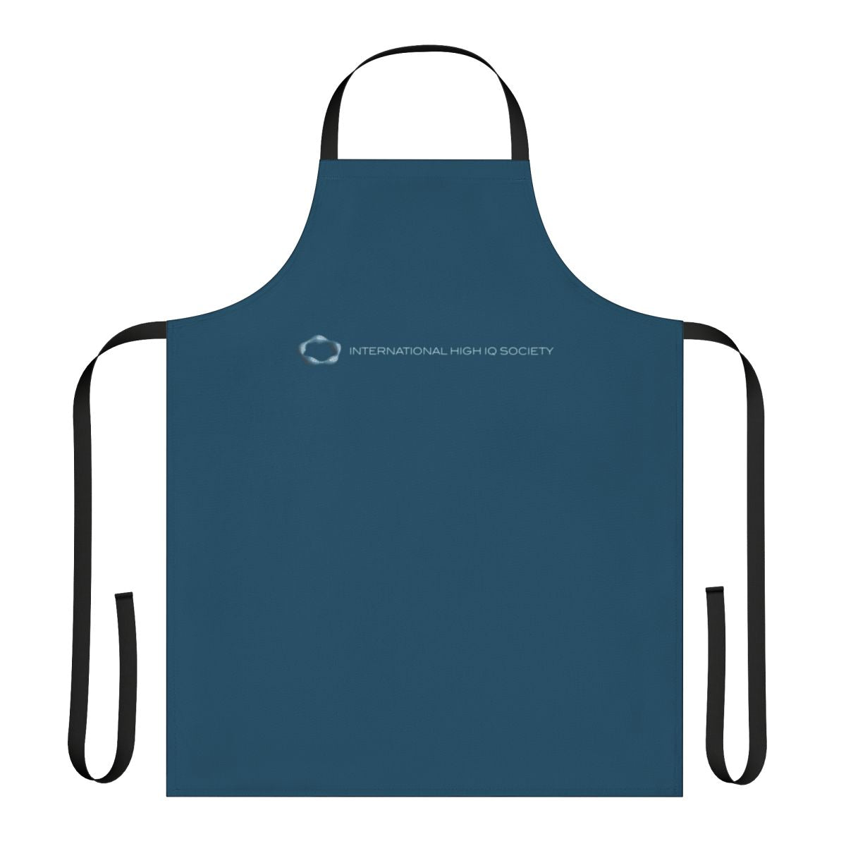 Apron featuring the International High IQ Society logo in blue