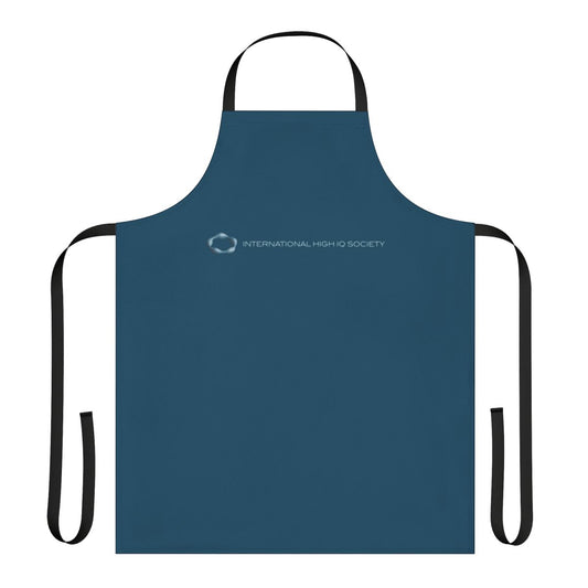 Apron featuring the International High IQ Society logo in blue