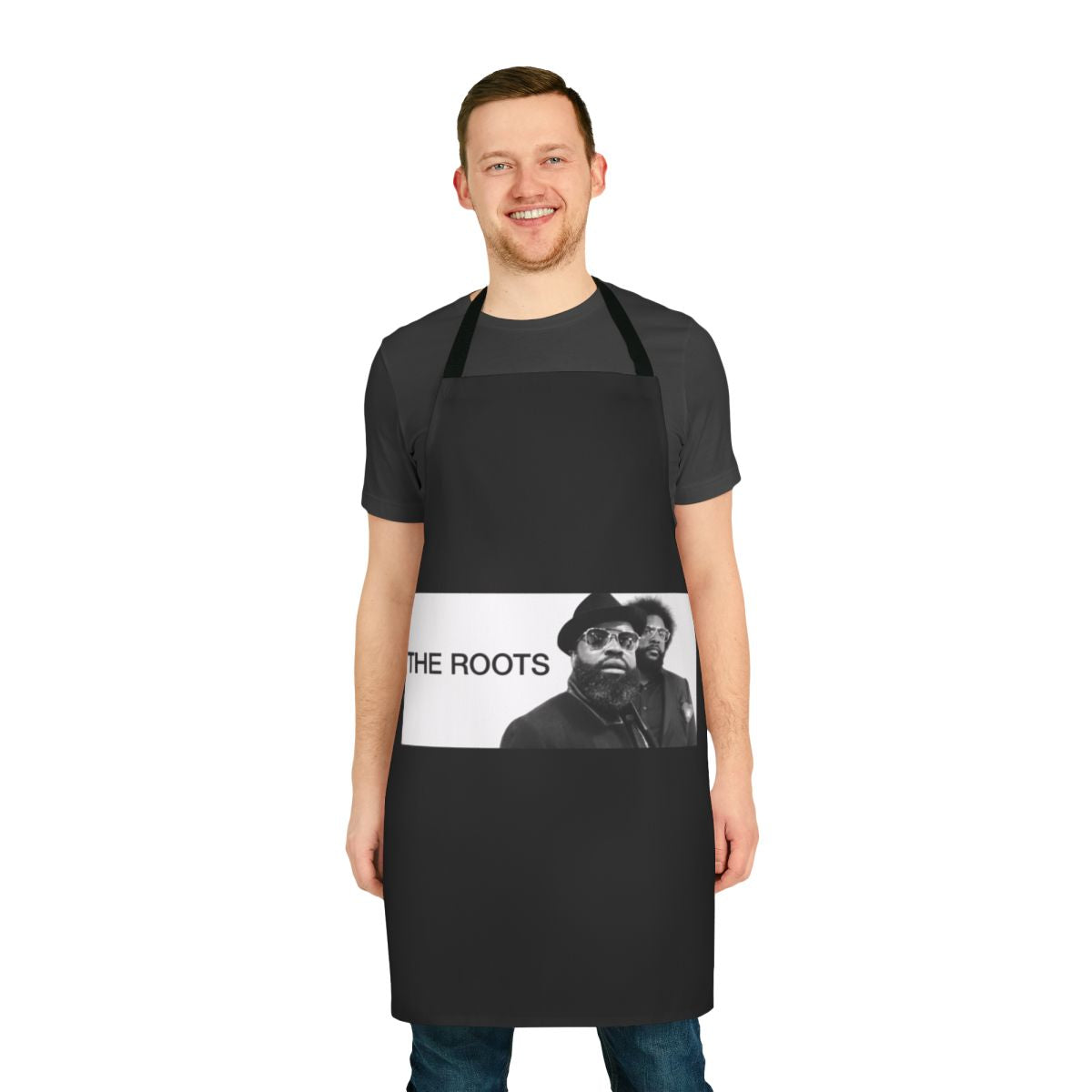 Stylish and durable hip hop apron featuring design inspired by iconic 90s group A Tribe Called Quest