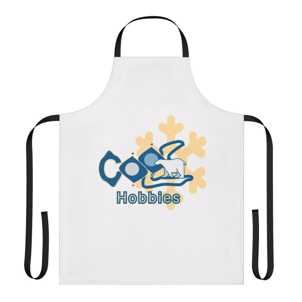 Hobbies apron featuring a variety of hobby-inspired designs for men and women