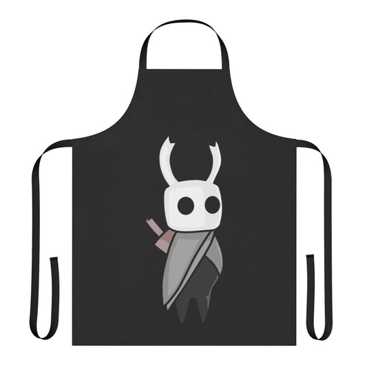 A high-quality apron featuring the iconic Hollow Knight character design.