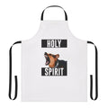 Vibrant apron with a holy spirit design, perfect for the kitchen
